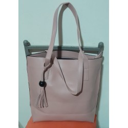Grey tote bag